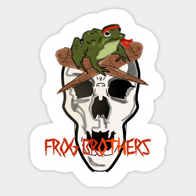 Frog brothers Sticker by Charlie77